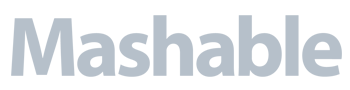 gray mashable logo